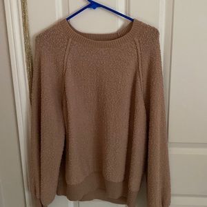 Pink/peach color big oversized sweater! Size XXL Knox rose